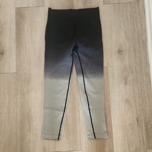 Black And Grey Ombre Booty Lifting Leggings